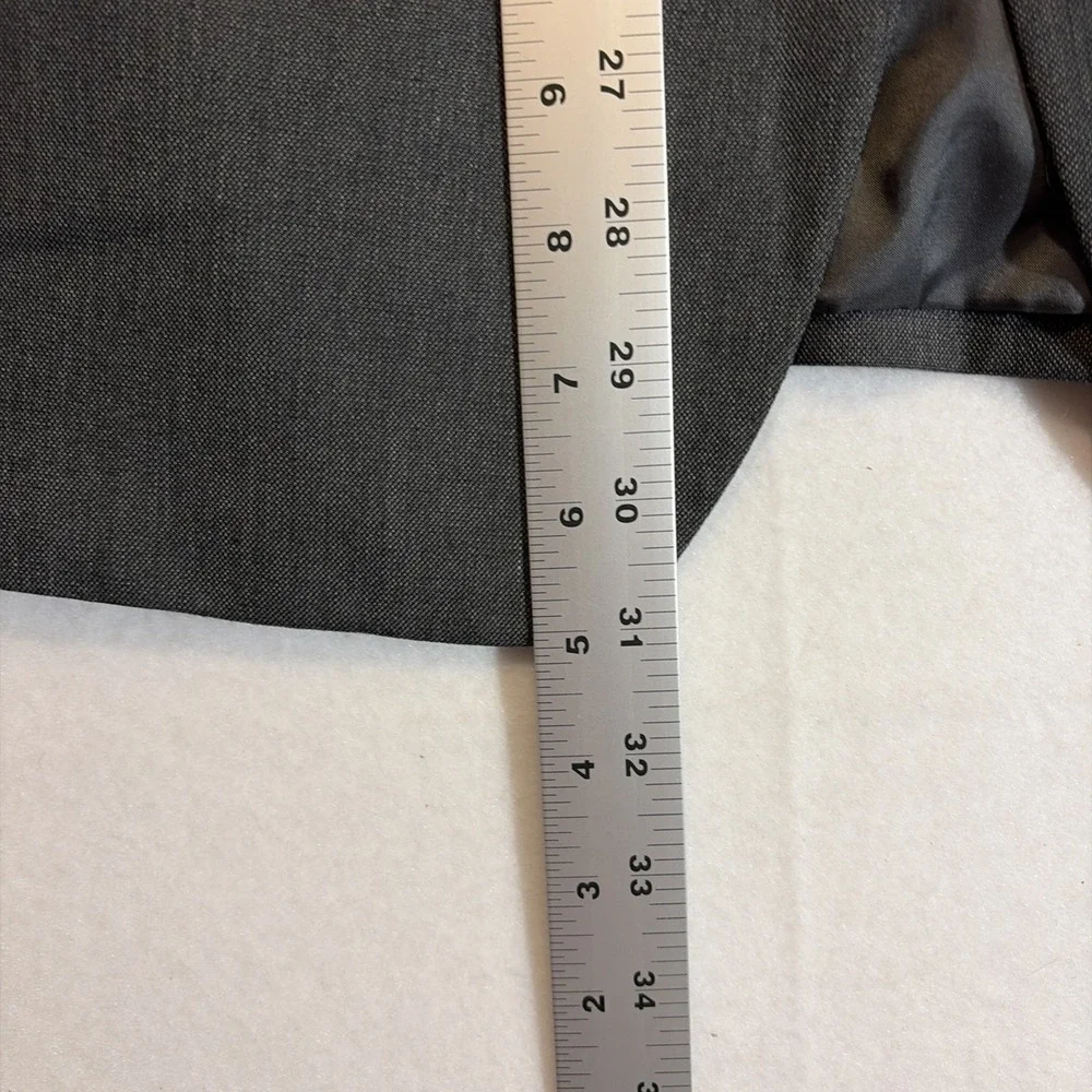 Banana Republic Slim Fit Wrinkle-Resistant Suit Jacket Sport Coat Gray Mens 40S